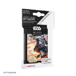 PROTÈGE-CARTES STAR WARS UNLIMITED - MANDALORIAN (60CT)(SLEEVES)